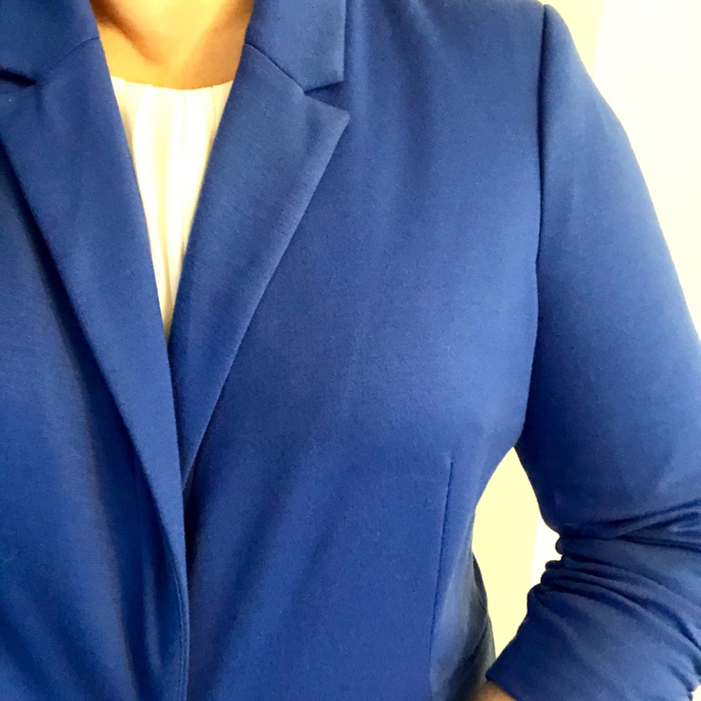 Cobalt blue blazer